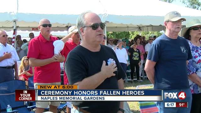 Hundreds come out to North Augusta to remember fallen horoes Hundreds come out to North Augusta to remember fallen horoes