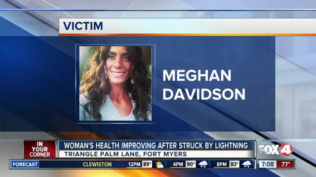 Fort Myers woman struck by lightning improving to fair condition