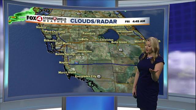 Mostly cloudy with a few showers Mostly cloudy with a few showers