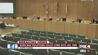 Cape to consider burn ban violation penalties