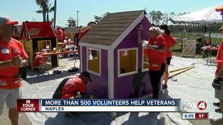500-plus volunteers help Collier veterans