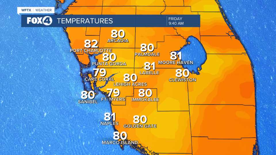 Weather In Fort Myers Cape Coral Naples Fox 4 News Weather